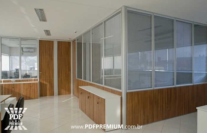 divisorias alto padrão para escritório são roque