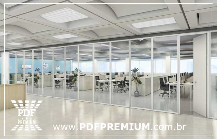 divisória de vidro Perdizes