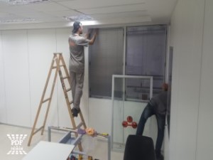 serviço de montagem divisórias de vidro louveira