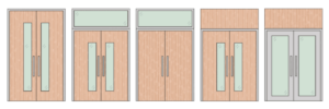 modelos de porta dupla de vidro com madeira mdf bandeira piracicaba