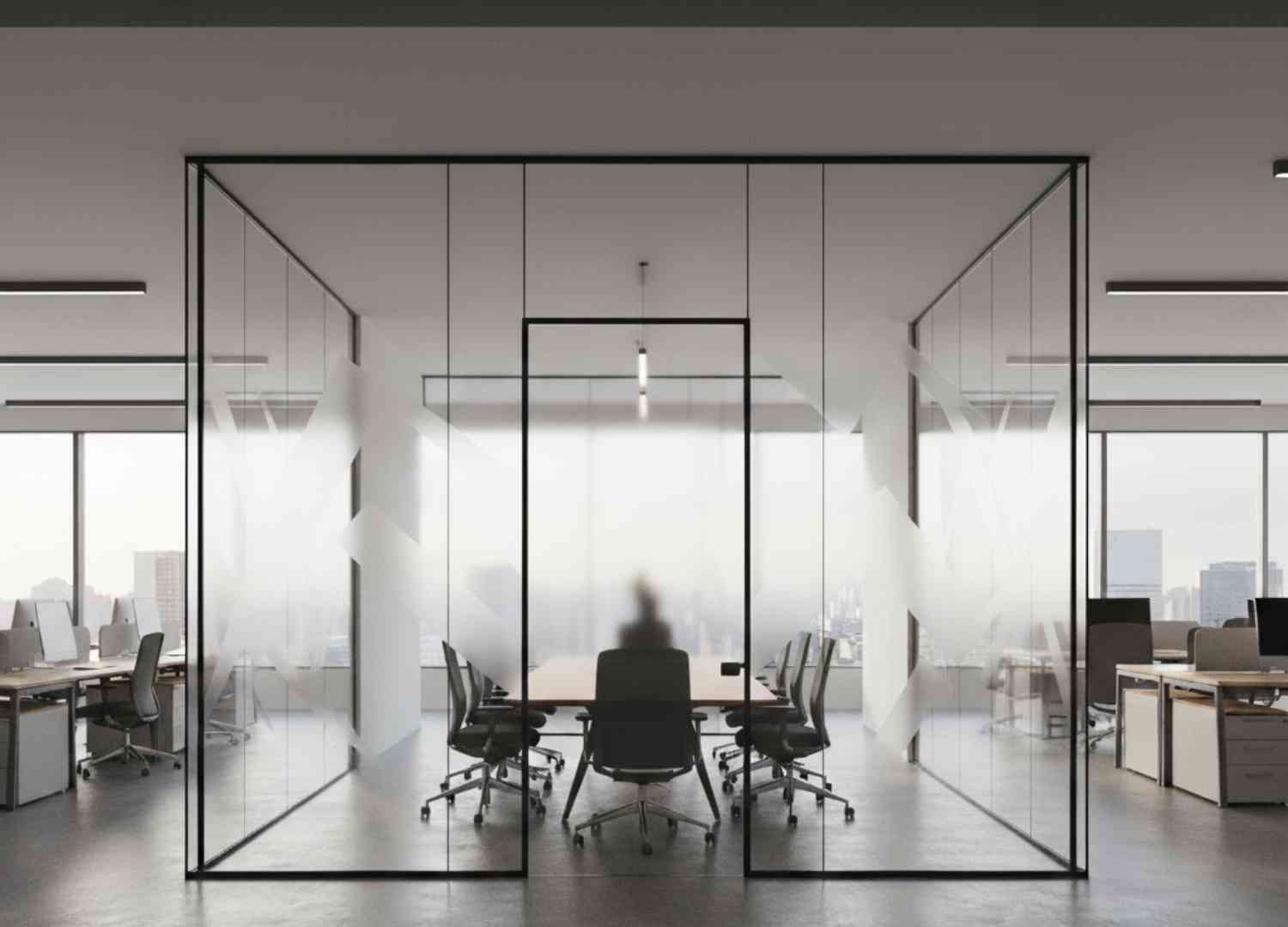 Divisórias de Vidro Com Película Decorativa: Arte, Privacidade e Branding em Sintonia no Design Corporativo de São Paulo