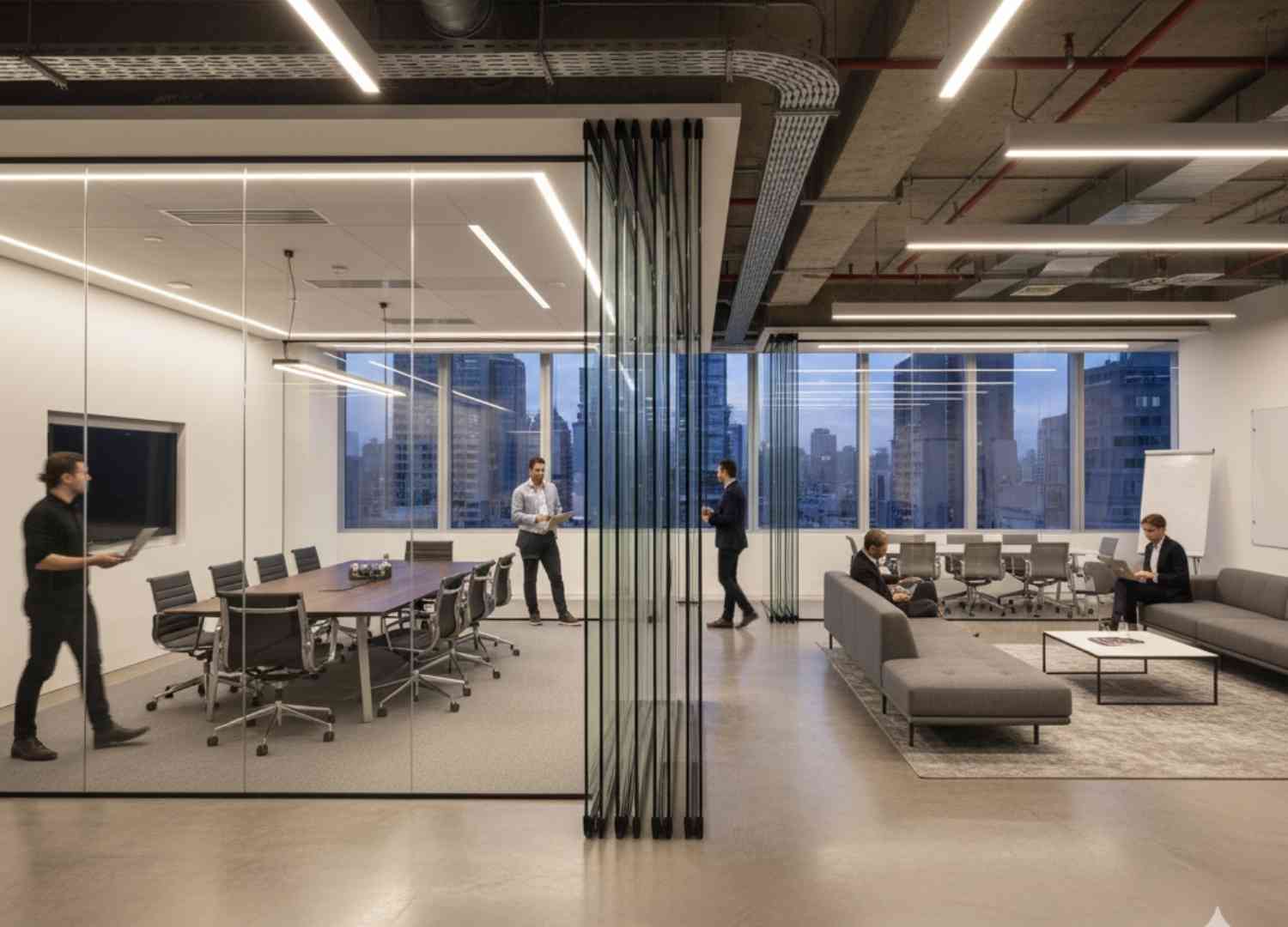 Otimização Dinâmica: Como Divisórias de Vidro Retráteis e Flexíveis Moldam o Espaço para a Produtividade do Futuro em São Paulo e Santo André