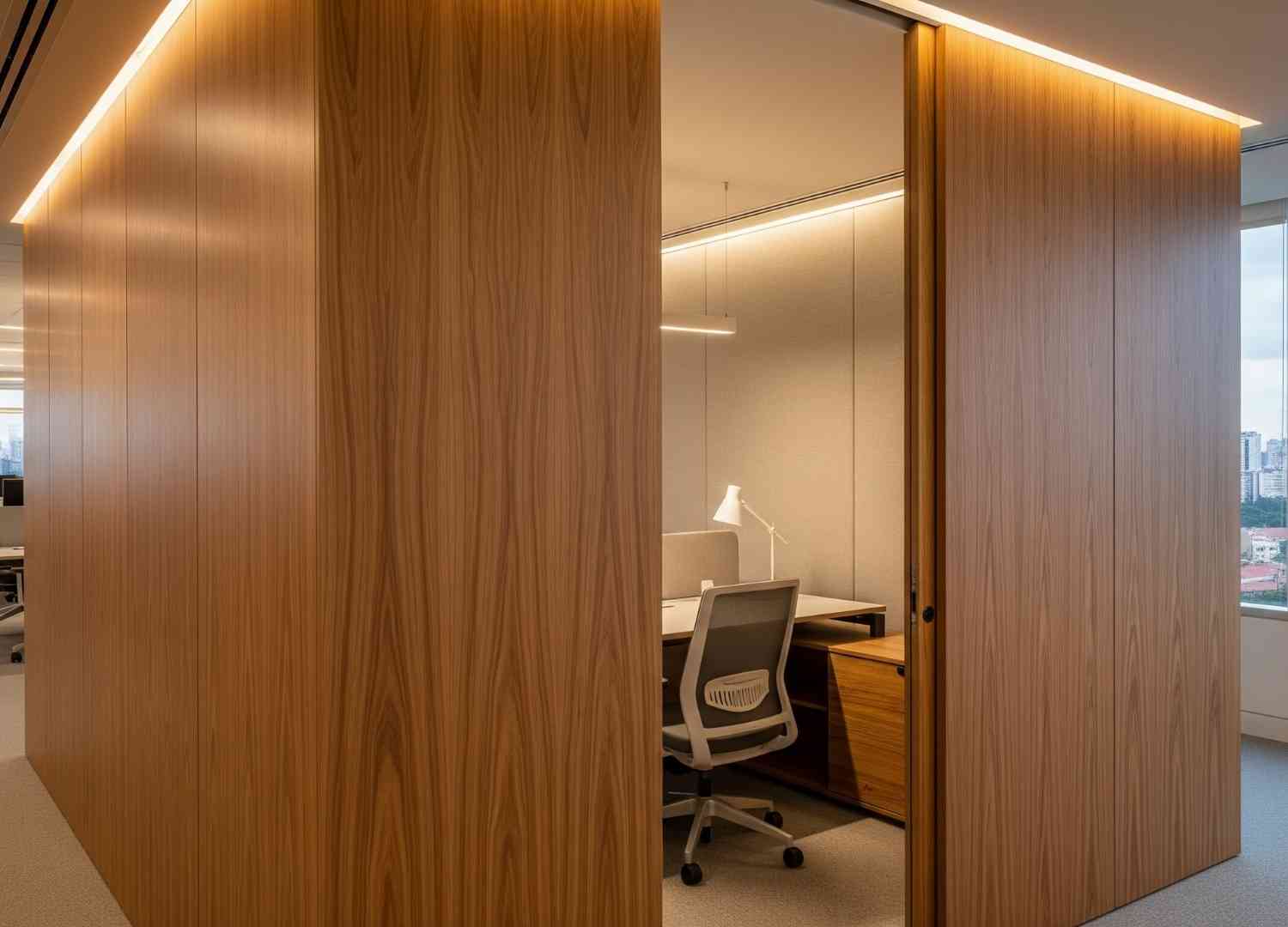 O Futuro é Confortável: Como a Divisória para Escritório de MDF e a Tecnologia Moldam o Bem-Estar e a Produtividade em São Paulo