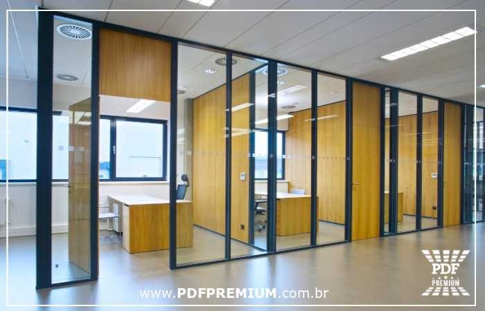 divisórias de vidro industrial vinhedo