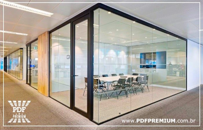 divisórias vidro junta seca vinhedo